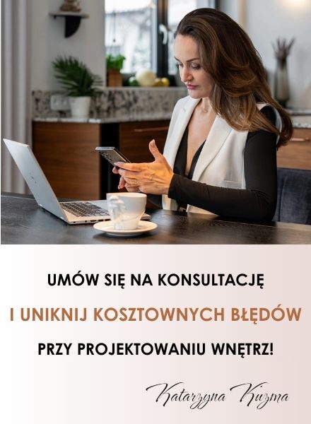 Katarzyna Kuźma projektant wnętrz z Krakowa realizująca projekty w Wieliczce, Małopolsce i całej Europie